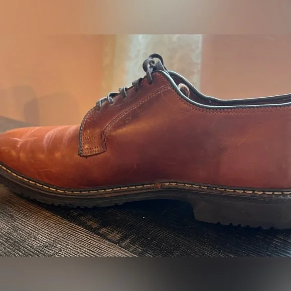 Allen Edmonds Badlands Brown Leather Oxford Shoes - Picture 6 of 10